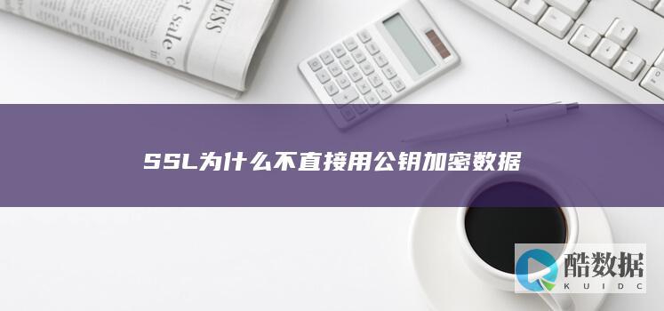 SSL为什么不直接用公钥加密数据