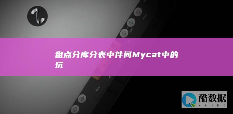 盘点分库分表中件间Mycat中的坑